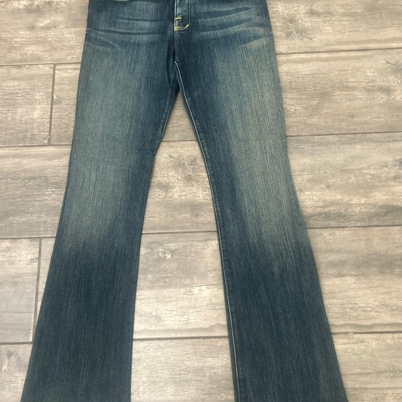 Y2K Bling Bundle: R&R Rhinestone Flare Jeans + NWT Hollister Blouse - Picture 5 of 9